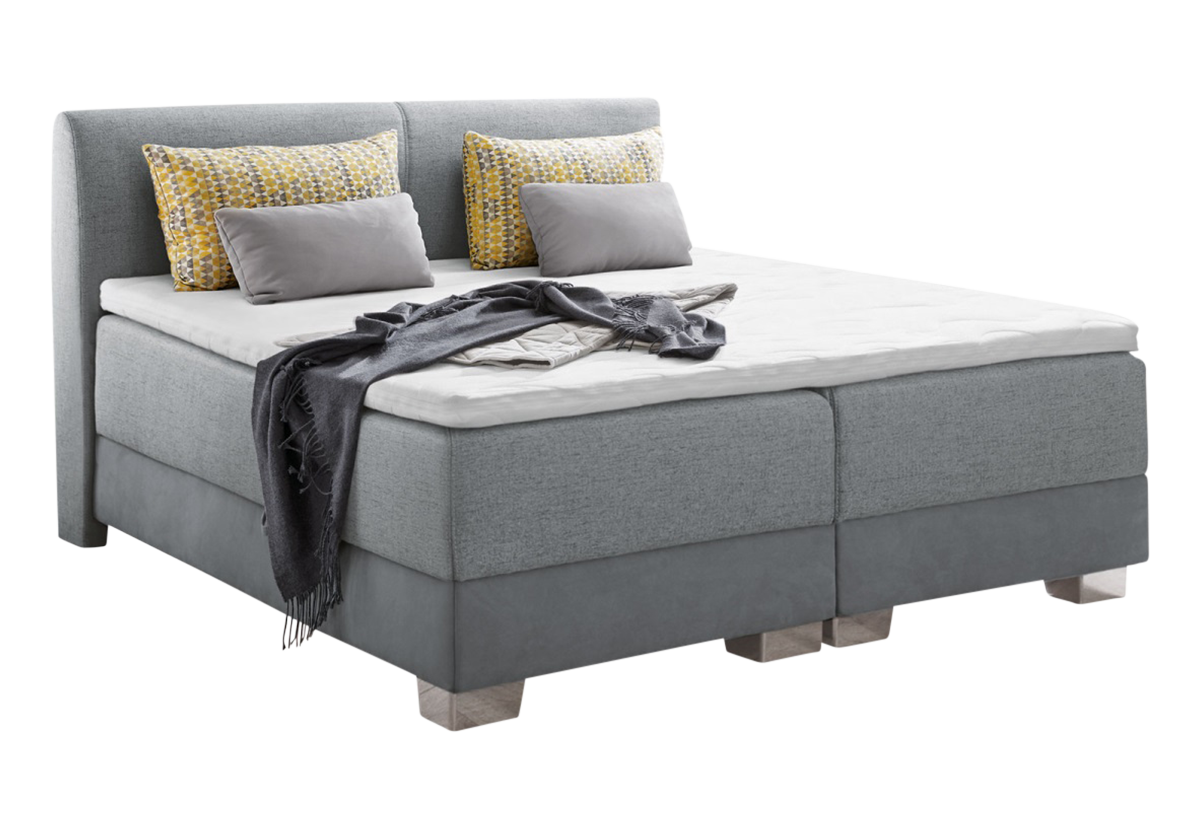 Boxspringbett Julia Grau 180 x 200 Boxspringbett Julia Grau 180 x 200