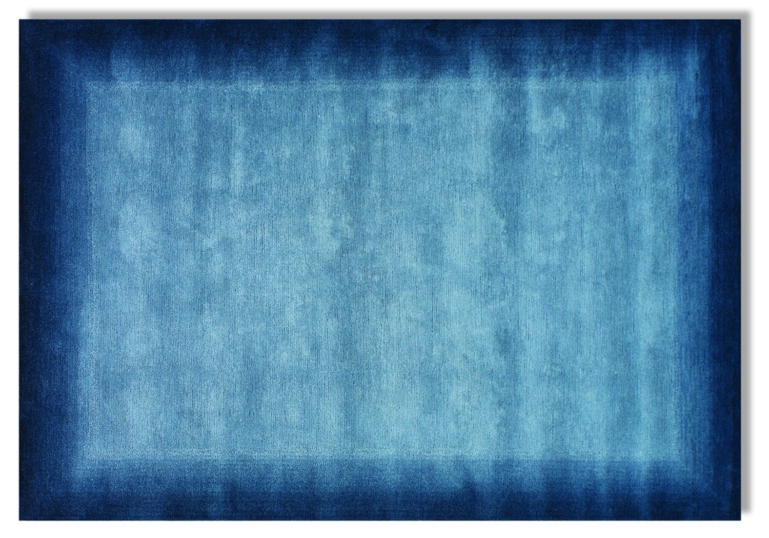 echter original handgeknüpfter Nepal-Teppich VINCIANO TAMI blau echter original handgeknüpfter Nepal-Teppich VINCIANO TAMI blau