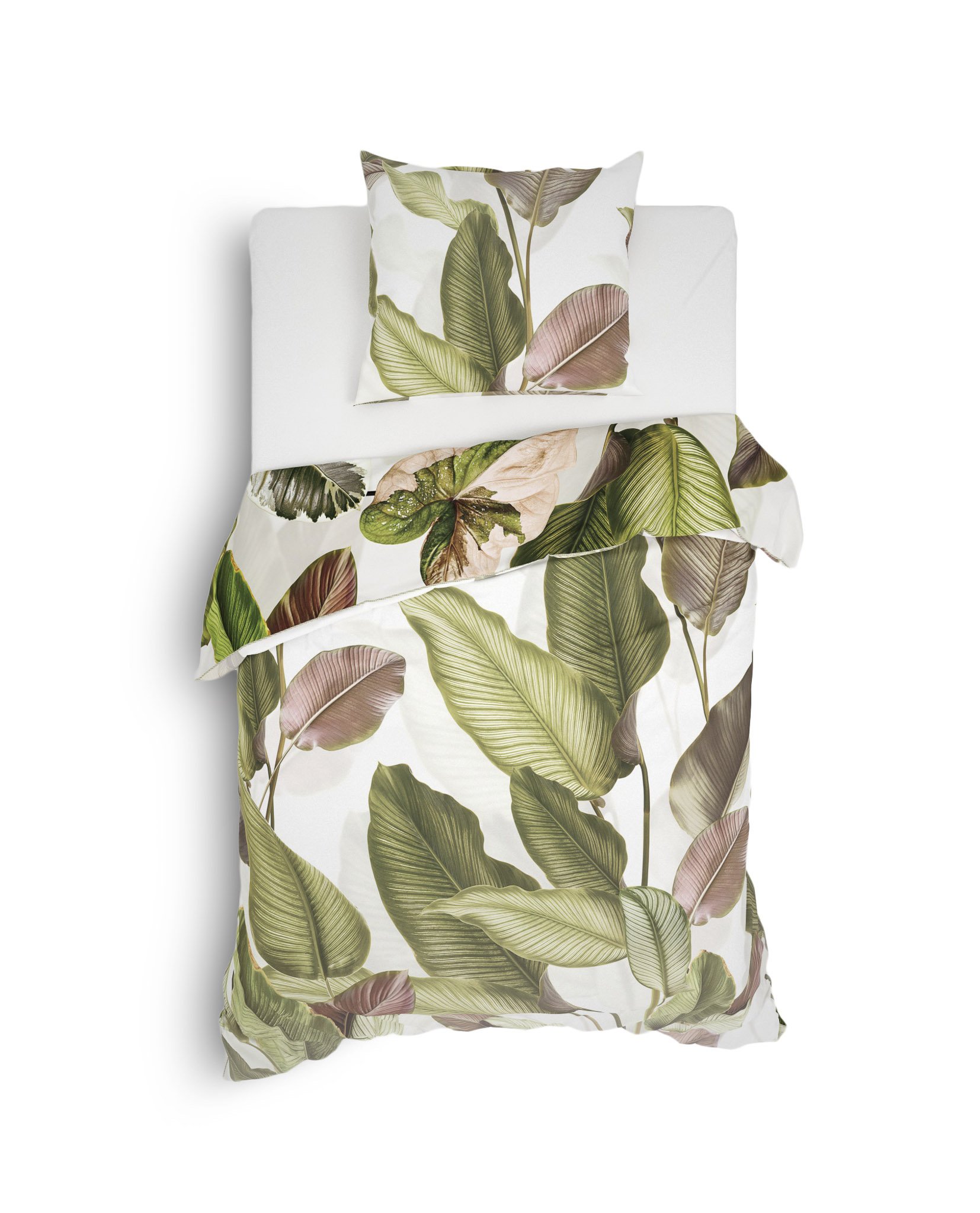 Bettwäsche Xenia 240x220-2x80x80cm Forest Green Bettwäsche Xenia 240x220-2x80x80cm Forest Green