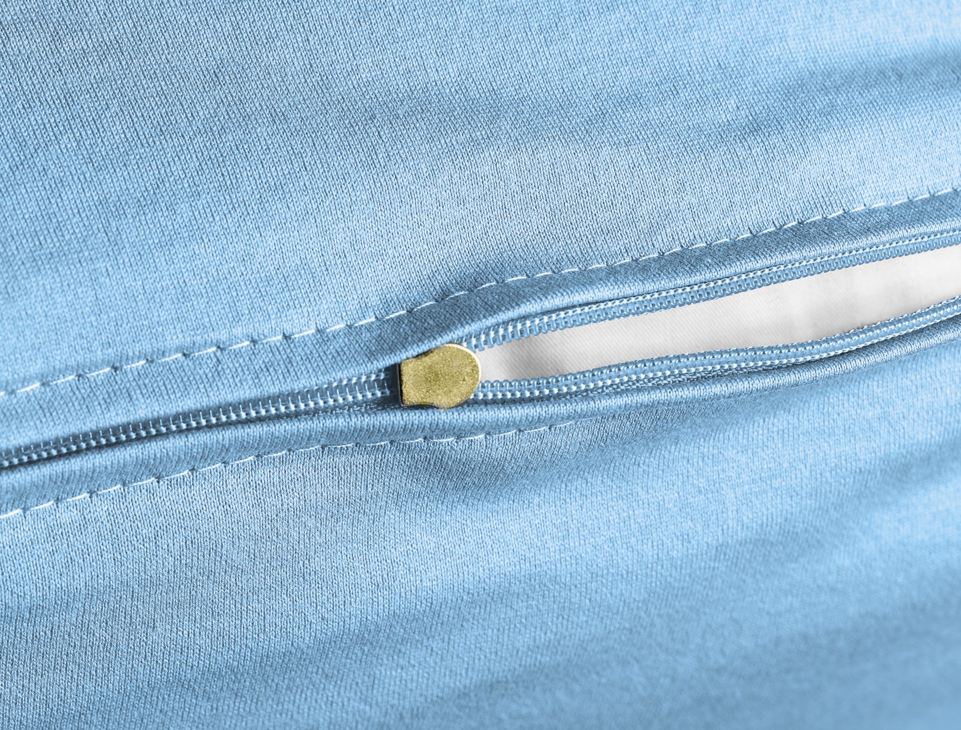 Edel-Zwirn-Jersey hellblau B80cm Edel-Zwirn-Jersey hellblau B80cm