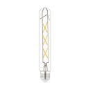LED-Filamentlampe in Röhrenform, E27-Fassung, transparentes Glas, energieeffiziente Vintage-Glühbirne