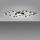 LED Deckenleuchte Asmin 106 x 37 cm Schwarz