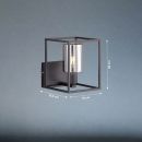 Fischer & Honsel 1-flg Wandleuchte Iska