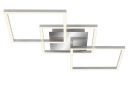 Wand-/Deckenleuchte, 1-flg.,LED, 36 W, 2600 lm, 3000 K, 76,3 x 36,8 x 7,3 cm, Metallfarben