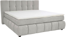 Boxspringbett Cora Greige 180 x 200 cm