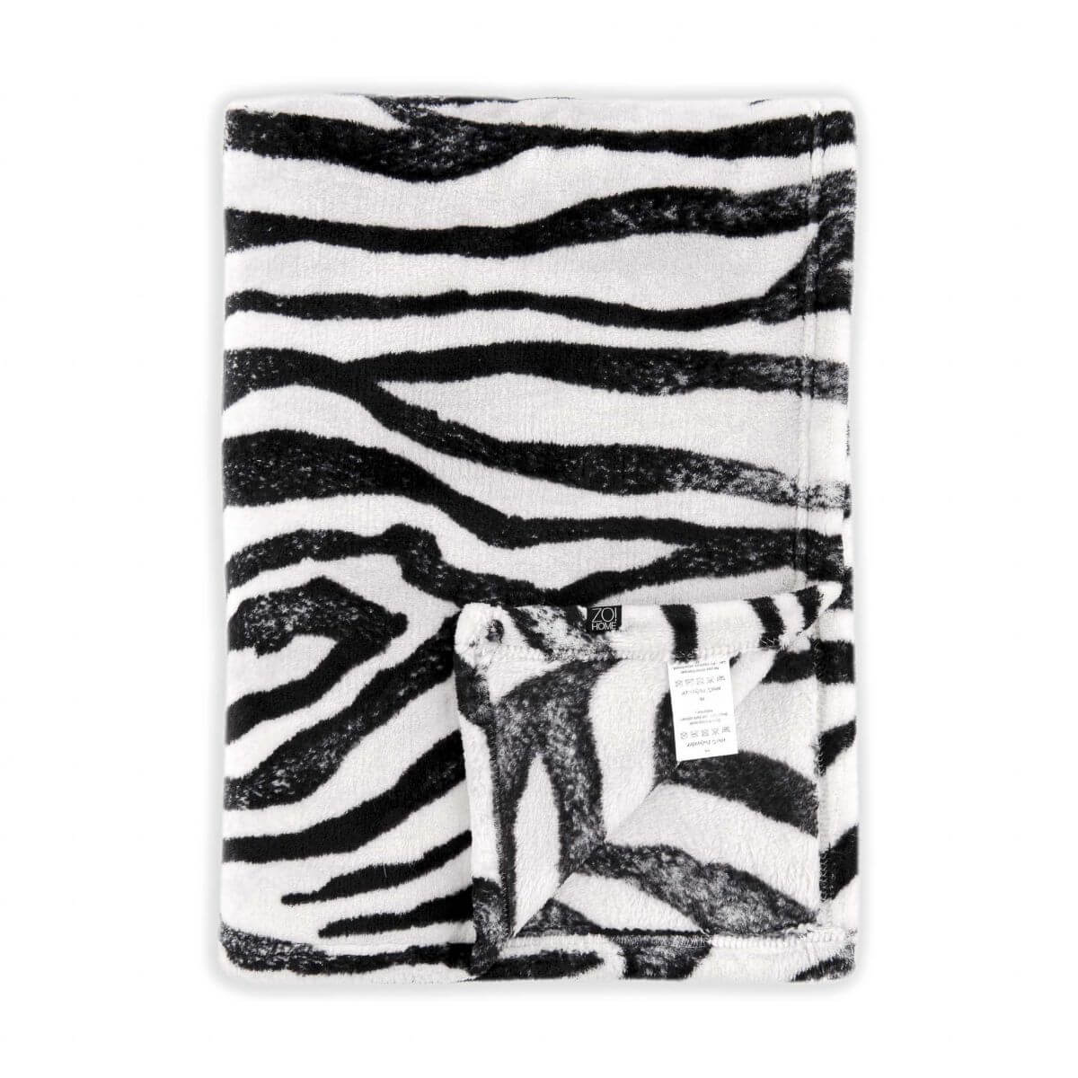 Zebra Plaid 140x200cm Black/White Zebra Plaid 140x200cm Black/White