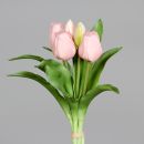 Kunstpflanze Tulpenbund Rose