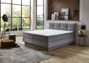 Sun Garden Boxspringbett Portage mit Bettkasten Silber 160 x 200 cm