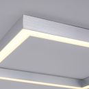 Paul Neuhaus LED Deckenleuchte Pure-Lines Alu 55 x 55 cm