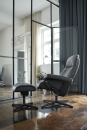 Stressless Sessel Sunrise Cross mit Hocker Grey