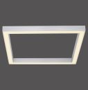 Paul Neuhaus LED Deckenleuchte Pure-Lines Alu 55 x 55 cm