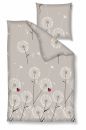 Biber Bettwäsche Nanette Beige 135 x 200 cm