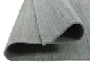 Teppich aus Nepal Himali Uni Silber-Grau 170 x 240 cm