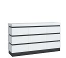 Kommode Campania Alpinweiß 160 x 93 cm