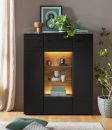 Vitrine Jacky Schwarz 120 x 141 cm