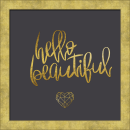 Kunstdruck Beautiful & Gold IV 35x35cm