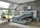 Oschmann Boxspringbett 21088 Blau 180 x 200 cm