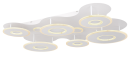 Globo 9-flg LED Deckenleuchte Flavetto