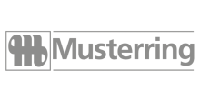Logo der Möbelmarke Musterring in Grau mit stilisiertem Symbol und Schriftzug auf weißem Hintergrund.