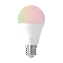 LED-Glühbirne E27, smart, dimmbar, RGB-Farbwechsel, energiesparend, für intelligentes Zuhause.