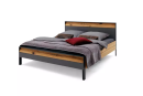 Liegenbett Joline (MR) Schwarz, Holzfarben