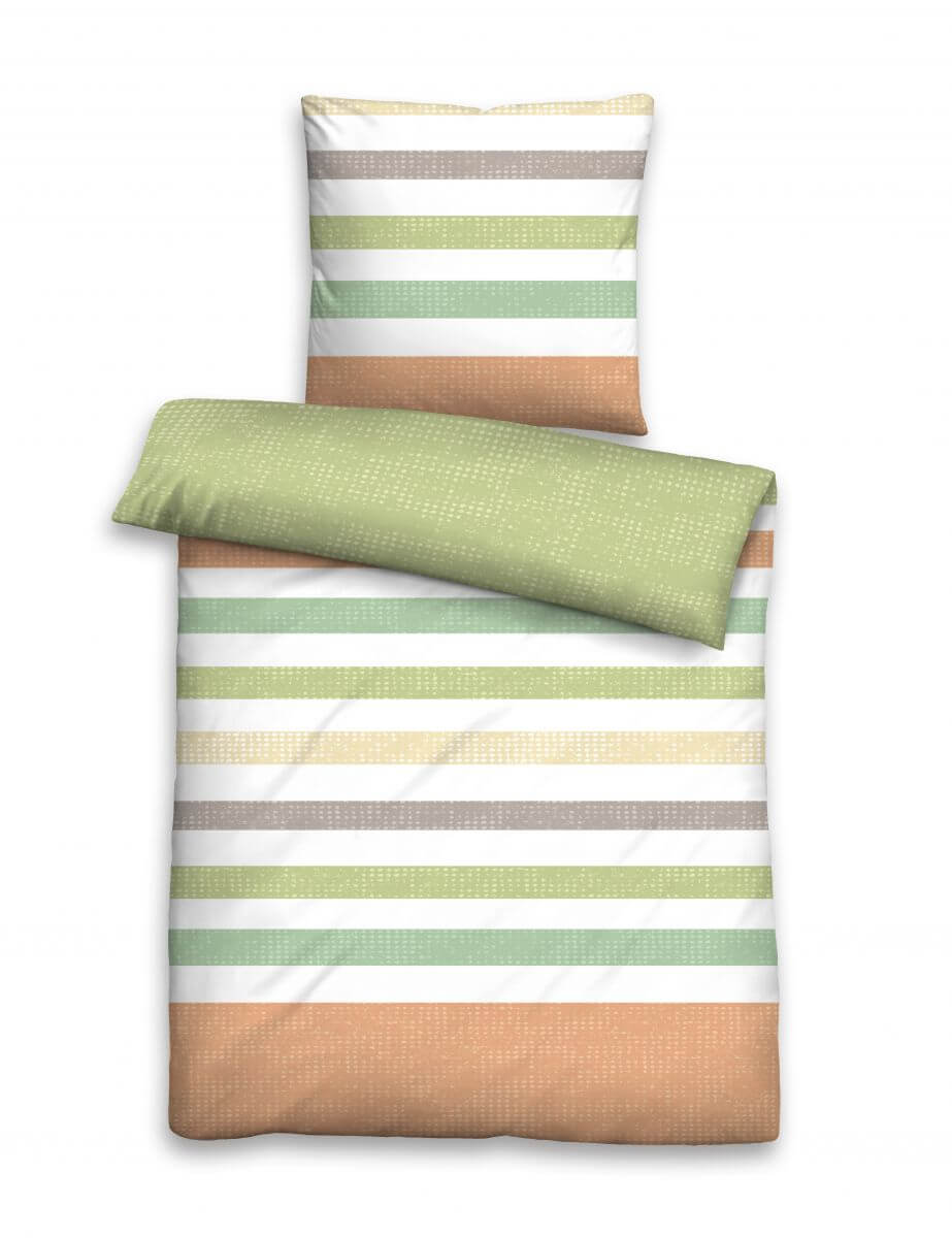 Soft-Seersucker Bettwäsche 155x220cm blau Soft-Seersucker Bettwäsche 155x220cm blau