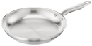 Tefal Pfanne Virtuoso unversiegelt Ø 28 cm Edelstahlpfanne mit Griff, glu00e4nzend, leer, ideal zum Braten und Kochen in der modernen Ku00fcche.