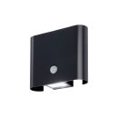 Fischer & Honsel Akku Wandlampe Magnetics Schwarz 18 x 15 cm