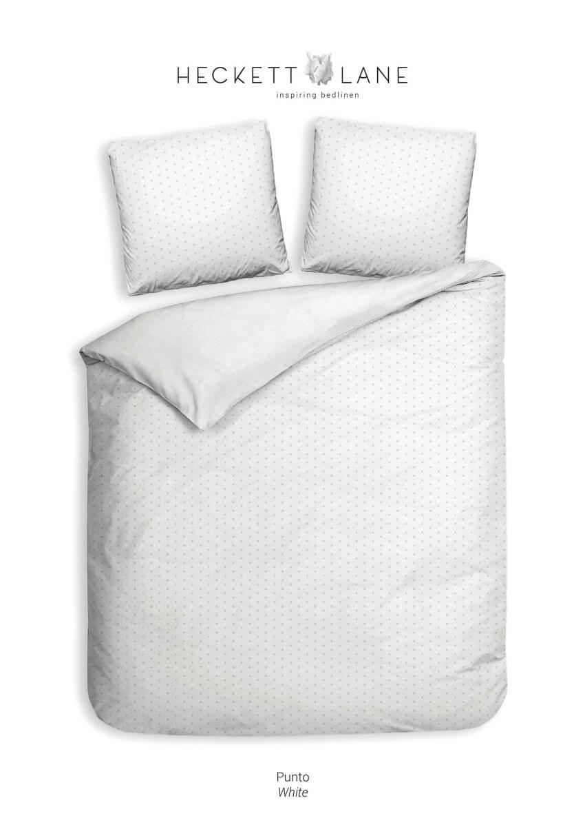 Bettwäsche Punto 200x200-2x80x80cm White Bettwäsche Punto 200x200-2x80x80cm White