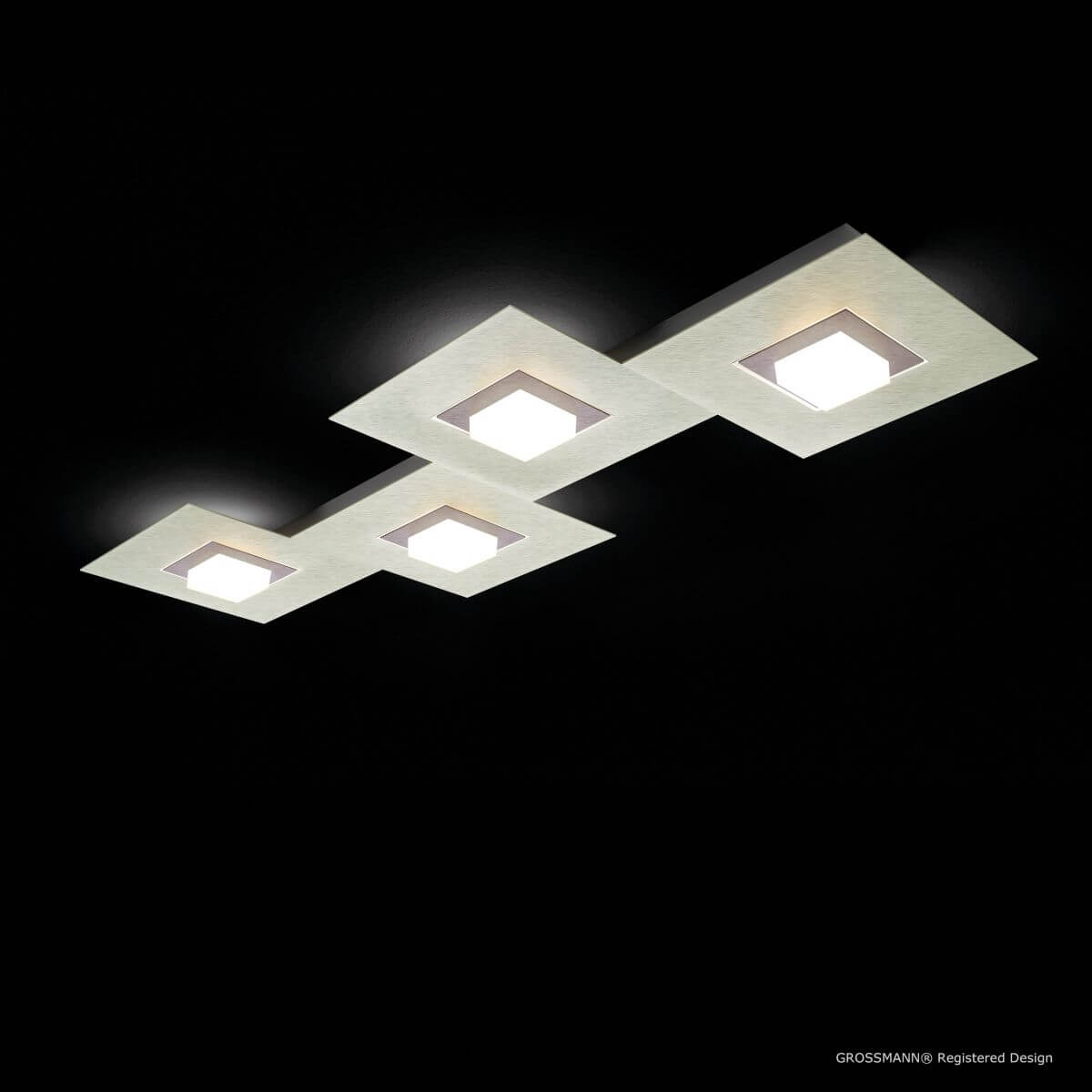 LED-Wand/Deckenleuchte KARREE perlglanz/titan LED-Wand/Deckenleuchte KARREE perlglanz/titan