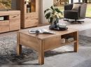 Vitrine Lima,1 Glas-/Holztür / 1 Schubkasten inkl. LED-Beleuchtung,Pinie hell, Taupe