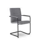 Besucherstuhl RUMBA-S Grau