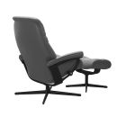 Stressless Sessel Sunrise Cross mit Hocker Grey