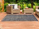 Outdoorteppich Baahar Anthrazit 200 x 250 cm