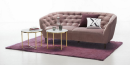 Sofa Ria 3-Sitzer Rosa