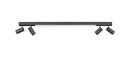 Paul Neuhaus LED Spot Pure Lines 4-flg Anthrazit 120 x 19 cm