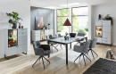 Highboard Lugano Lack Pastellgrau