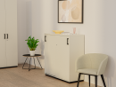 Schiebetürenschrank K40 White Grey