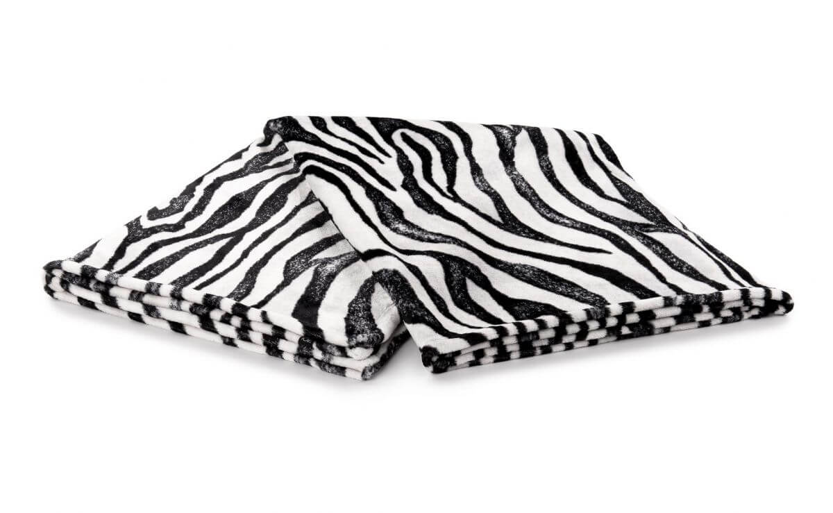 Zebra Plaid 140x200cm Black/White Zebra Plaid 140x200cm Black/White
