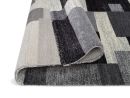 Webteppich Nara Grau-Schwarz 240 x 340 cm