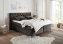 Boxspringbett Pembroke Grau 180 x 200 cm