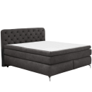 Boxspringbett Marilyn Grau 180 x 200