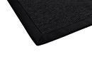 Teppich in Sisaloptik Naturino Rips Schwarz 160 x 230 cm