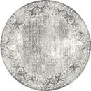 Webteppich Positano D.2 Grau/creme 160 cm