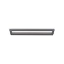Moderne LED-Deckenleuchte in rechteckigem Design, silberfarben, energiesparend, fu00fcr Wohn- und Arbeitsru00e4ume.