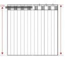 Neutex Schal mit Schlaufenband PORTIS wollweiß-natur