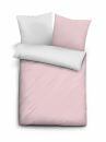 Satin-Garn.135x200cm Rose