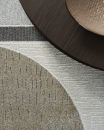Webteppich Varis Grau Gold 80 x 150 cm