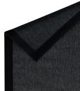 Teppich in Sisaloptik Naturino Rips Schwarz 160 x 230 cm