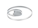 Moderne LED-Deckenleuchte in Ringform aus Metall, energiesparend, für Wohnzimmer oder Schlafzimmer geeignet.
